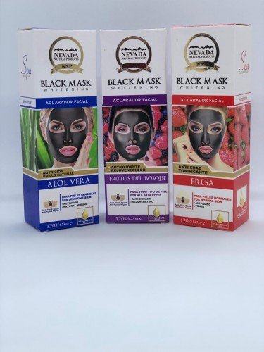 Planeta del barbero - Mascarilla negra nevada